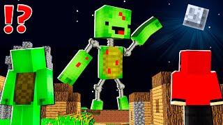 Why Creepy MIKEY LONG LEGS Titan ATTACK JJ and MIKEY at 3am ? - in Minecraft Maizen