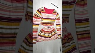 Reuse old T-shirt Idea #short #shorts #shortsfeed
