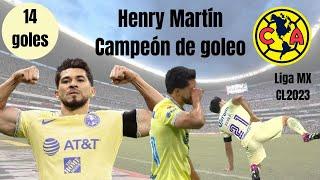 Henry Martín | Campeón de goleo | Club América | Clausura 2023 Liga MX | 14 goles.