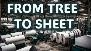 From Tree to Sheet: How Paper Is Made | Unveiling the Manufacturing Process