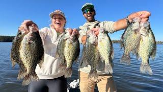 We LOADED The New Boat With FALL SLABS!!! -- Super Easy Crappie Fishing Catch & Cook!