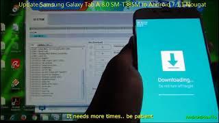 Update Samsung Galaxy Tab A 8 0 SM-T385M to Android 7.1.1 Nougat