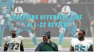 Week 5 Dolphins Offensive Line Grades | All-22 Review | The Scouting Combine