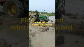 #johndeere #tractor #trending #telugu #stuck #viral #