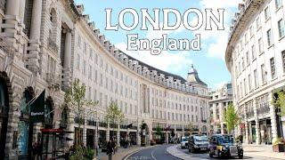 LONDON Walking Tour: Explore Mayfair and West End in 4K