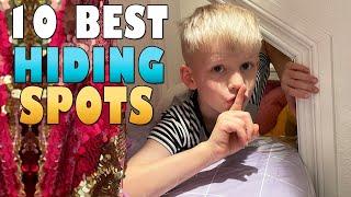 10 SECRET Hiding Spots to Avoid Chores!!