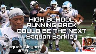 This High School Running Back Might Be The Next SAQUON BARKLEY Eastern High School Vs Mckinley Tech