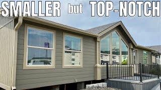 HIGHEST QUALITY in a SMALLER mobile home! Top-Notch double wide house tour!