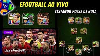 EFOOTBALL 2025 MOBILE - DREAM TEAM AO VIVO  - ATUALIZAÇÃO EFOOTBALL 2025