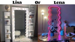 Lisa Or Lena | Choices | Aesthetic Room Decoration ideas | Beautiful Decorations | Aesthetic World 