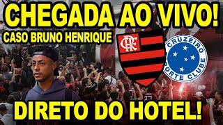 CHEGADA DO FLAMENGO A BELO HORIZONTE AO VIVO - MENGÃO X CRUZEIRO! NOVIDADE SOBRE BRUNO HENRIQUE E+