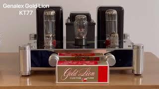 Electro Harmonix 6CA7 v Genalex Gold Lion KT77 vacuum tubes sound comparison on Reisong A10