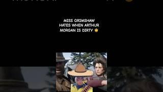 MISS GRIMSHAW is screaming cos ARTHUR MORGAN is doing this  #gamingcommunity #shotsvideo #gamer