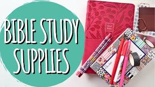 What's In My Bible Study Caddy? | Faith Journaling Supplies