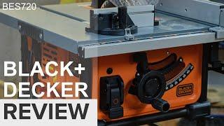  Unpacking and review table saw BLACK+DECKER BES720