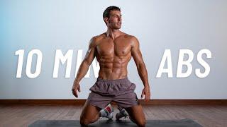 10 MIN INTENSE AB WORKOUT - Six Pack Abs At Home (No Equipment)