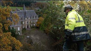 Discovering A Statue Hidden In The Overgrowth Of An Abandoned Chateau