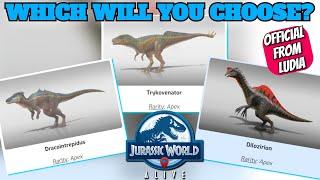 New APEX Coming to Jurassic World Alive- which will YOU CHOOSE?