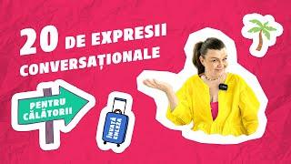 Știi aceste 20 de expresii conversaționale pentru călătorii? | ÎNVAȚĂ ENLEZA