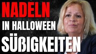 Halloween Schokoriegel mit NADEL an Kinder VERTEILT