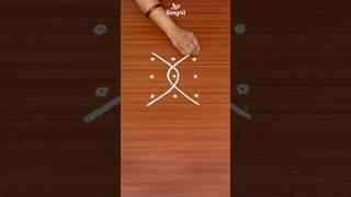 Beginner’s Rangoli#3dotsrangoli #ytshorts#shorts#rangoli #ytrangoli#kolam#design #jyorangoli