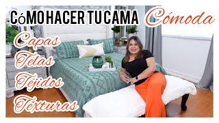 COMO TENDER TU CAMA ELEGANTE PERO QUE SE SIENTA CÓMODA - TEJIDOS - TEXTURAS #bedsure