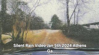 Silent Rain Video Athens Ga Jan 5th 2024 #silent #video #rain #calm #vlog #peaceful #rest #youtube