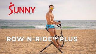 Row-N-Ride™ Plus Assisted Squat Machine | Sunny Health & Fitness | Sunny Studios