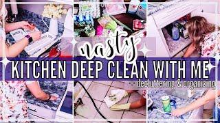 KITCHEN GET IT ALL DONE WITH ME | TACKLE YOUR MESS: DEEP CLEAN, ORGANIZE + DECLUTTER WITH ME 2022