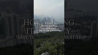 4-day Hong Kong Itinerary for first-timers  #hongkong #travel #hongkongitinerary #hongkongtravel