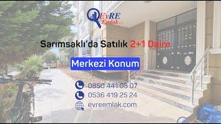 Ayvalık Sarımsaklı Satılık Daire / 2+1 / Merkezi Konum / Geniş Balkon