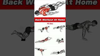 Back Workout At Home  #shorts #viralshorts #workouts #exercise #gymshortsvideos