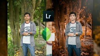 LR lightroom cc & Snapseed editing Tutorial | how to make brown colour in photo| 2018