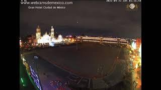 #Zócalo #CDMX | MOMENTO EXACTO en el que suena la ALERTA SÍSMICA, 22 septiembre de 2022