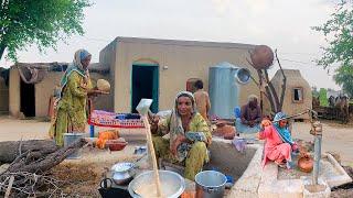 Routine Life of Punjab Desert women | Cooking Rural Style Food Bharta | country side lifestyle Pk