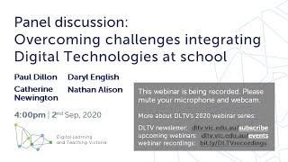 DLTV - Panel discussion - Overcoming challenges for integrating Digital Technologies at school