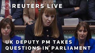 LIVE: British Deputy PM Angela Rayner takes questions in parliament