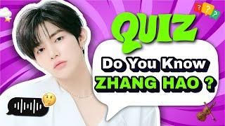 Zhang Hao (ZEROBASEONE) Quiz | How Well Do You Know Zhang Hao? 
