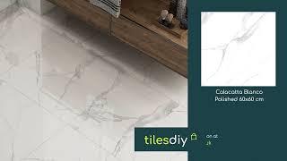 Tile Showcase: Calacatta Blanco Polished Tile 60x60 cm I Tiles DIY