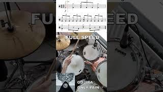 Gojira - Only Pain - Drum Beat (with sheet music)
