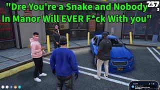 Luke, Frank & Max Have Huge Fight With Dre | NoPixel 4.0 GTA RP