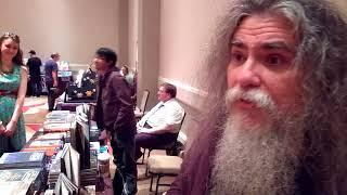 Necronomicon book signing at the Necronomicon 2017 Chaosium stall