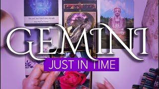 GEMINI TAROT READING | "WHEN THE IMPOSSIBLE HAPPENS!" JUST IN TIME