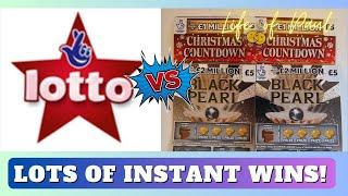 National lottery scratch cards vs online instant games.