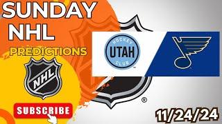 NHL Picks & Predictions Today 11/24/24 | NHL Picks Today 11/24/24 | Best NHL Bets