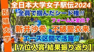 【不破聖衣来】シード権へ導く‼︎【全日本大学女子駅伝2024】７位入賞.振り返り‼︎