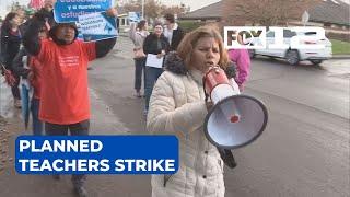 Community rallies in support of Woodburn SD teachers ahead of potential strike