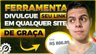 FERRAMENTA GRATUITA Para Divulgar o Seu LINK DE AFILIADO de GRAÇA em Qualquer Site
