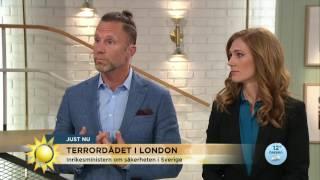 Inrikesministern: Så ska terrorismen bekämpas i Sverige - Nyhetsmorgon (TV4)