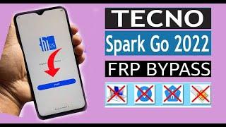 Tecno Spark Go 2022 (KG5) Frp Bypass/Unlock Without PC Fix Android 11